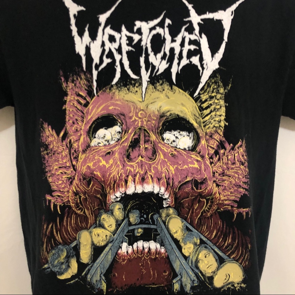 Wretched tee shirt rock n roll